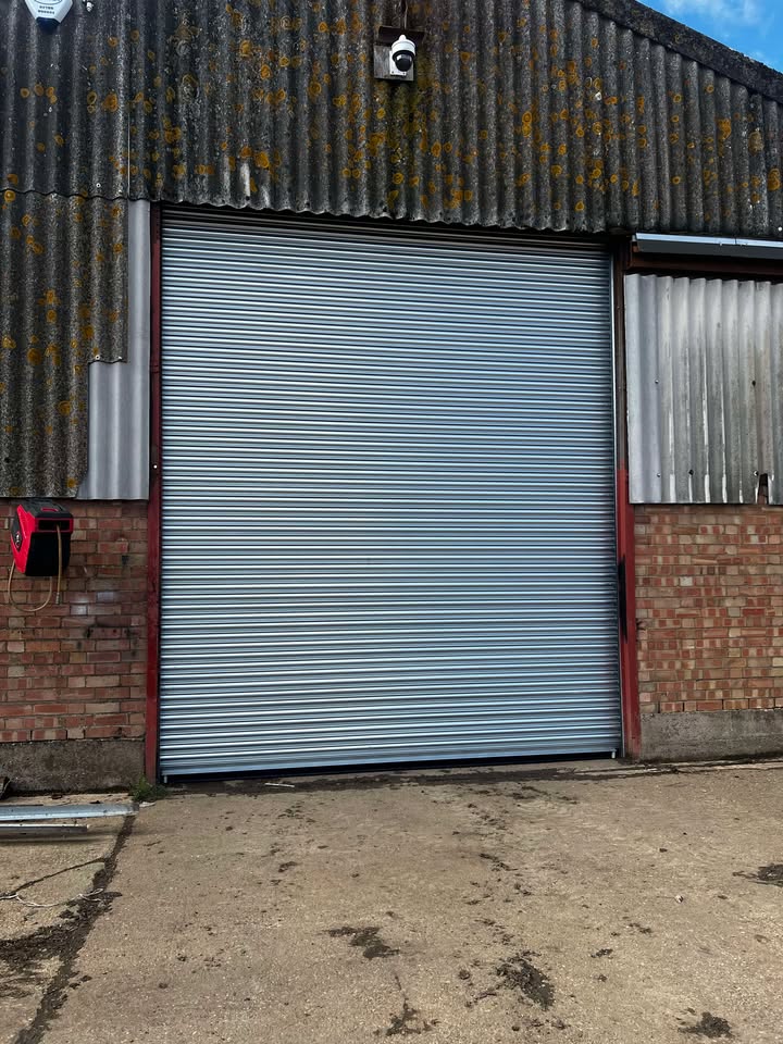 Agricultural door installation